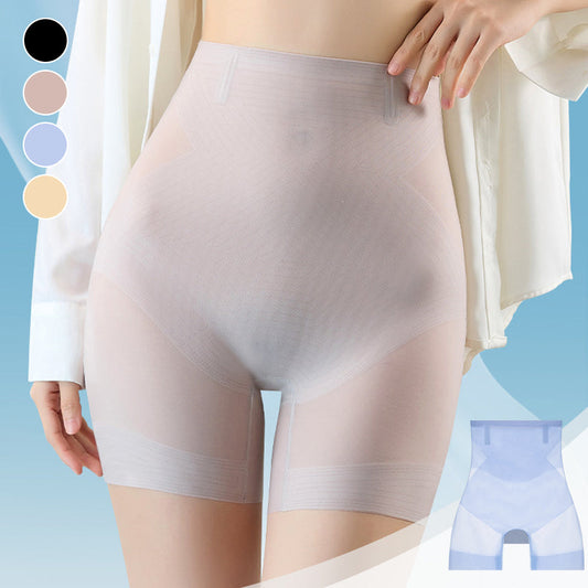 🔥Summer Essentials❄️Ultra-thin Ice Silk Cooling High Waisted Tummy Tuck Pants Without Trace