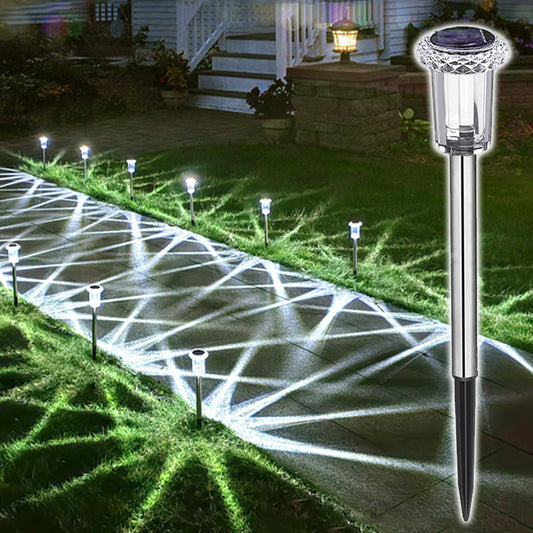 6 PCS Solar Waterproof Landscape Lights for Outdoor Courtyard