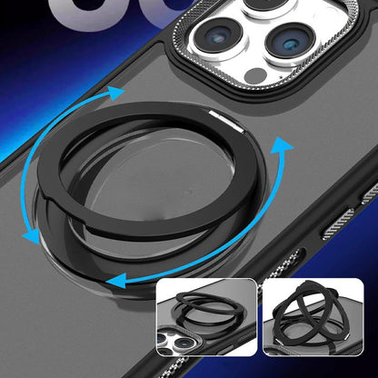 Rotating Stand Anti Drop Magnetic Phone Case For iPhone
