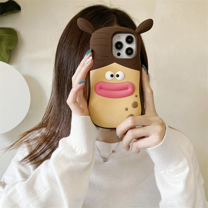 Funny Braid Girl Case for iPhone
