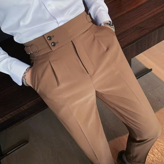 🎁Hot Sale 49% OFF⏳Men's Solid Color Straight Casual Trousers