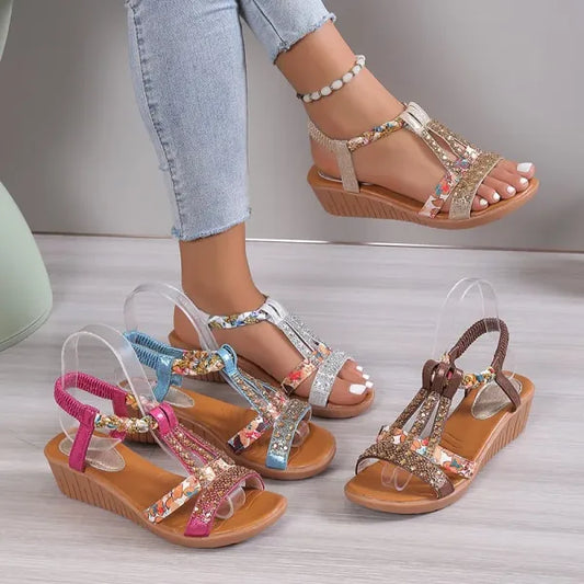 🔥Last Day Sale 50% Off - Women's New Summer Wispy Open Toe Orthopedic Sandals