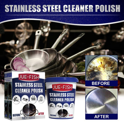 🔥Last Day - 49% OFF🔥Magical Nano-Technology Stainless Steel Cleaning Paste(100g)