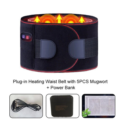 Electric Heating Waist Belt with Massage Function