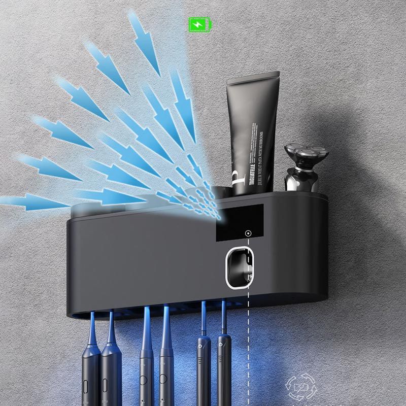 Smart UV Sterilizing Toothbrush Holder